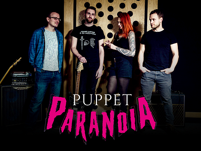 Puppet Paranoia Band Logo band logo logo design logo design branding music rock