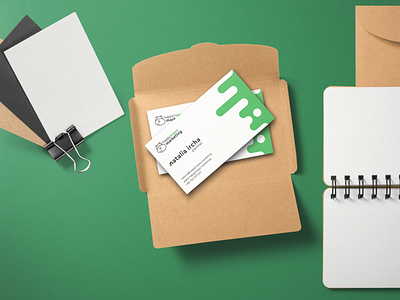 Business card design for Happy Hippo Marketing