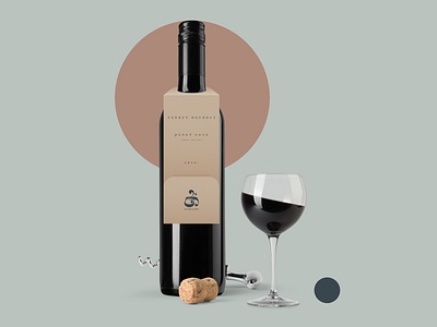 Wine label design