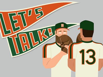 Mutiny Thirteen — Baseball-themed Contact Page Banner