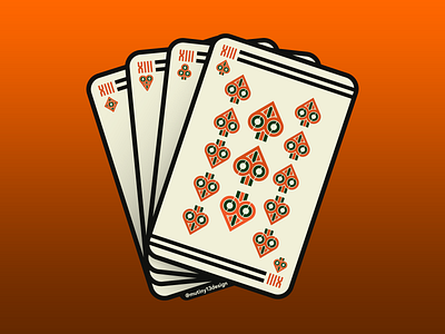 Hold 'Em — Sticker Art branding design graphic design icon icon design illustration logo playing cards sticker art vector