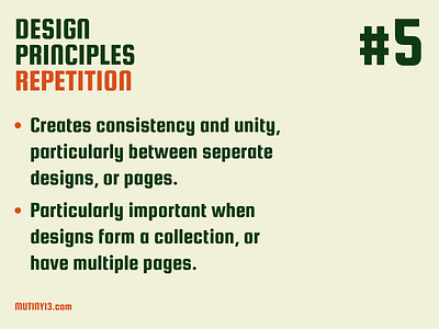 Design Principles Animation — Repetition by Mike Davies on Dribbble