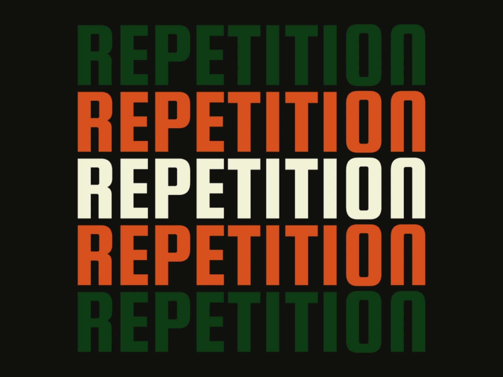 Design Principles Animation — Repetition