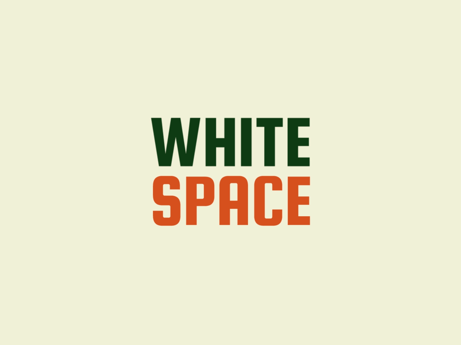graphic design white space