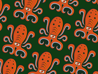 Valentines Cyclopkokrakens branding creature design heart icon illustration kraken mascot octopus pattern valentine vector