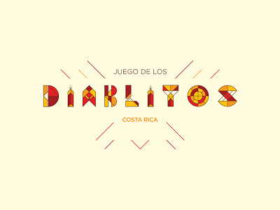 Juego de los diablitos boruca clothing costa rica ethnic geometrical logo