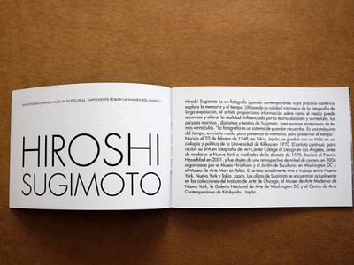 Fascículo Hiroshi presentación editorial fotografía hiroshi