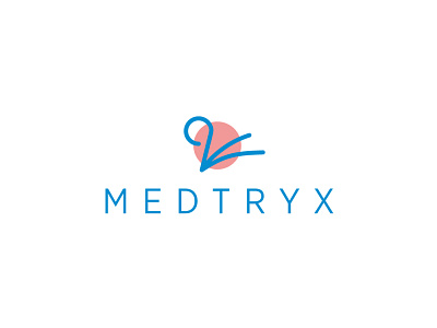 Medtryx adobe illustrator branding business design illustrator logo logo mark symbol logodesign minimal vector