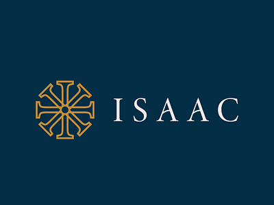 isaac logo adobe illustrator branding design logo logo mark symbol logodesign minimalist logo شعار لوجو لوقو