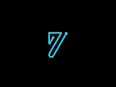 7 TECH 7 adobe illustrator branding design icon logo logo mark symbol logodesign tech tech logo شعار لوجو لوقو