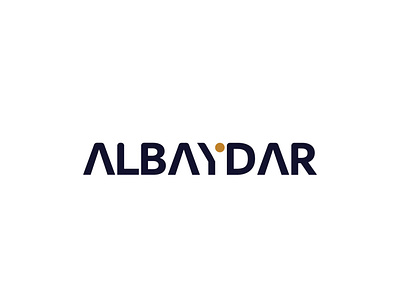 Albaydar | wordmark adobe illustrator branding design illustrator logo logodesign type wordmark شعار لوجو لوقو