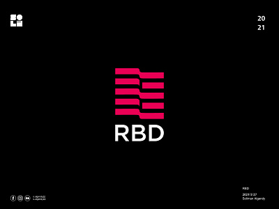 RBD adobe illustrator branding design logo logo mark symbol logodesign minimal شعار لوجو