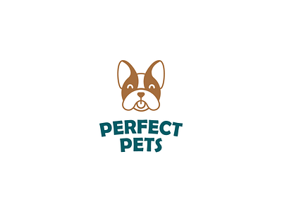 Perfect pets | Dog logo branding brown design dog doglogo graphic design illustration logo logodesign mark pet symbol ui vector شعار لوجو