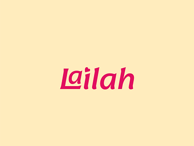 Lailah des design graphic design logo logodesign type typography شعار لوجو