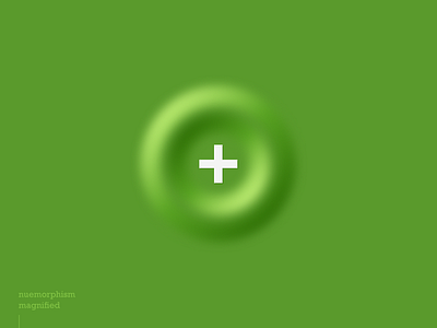 megamorphism green monocolor neumorphic ui vector