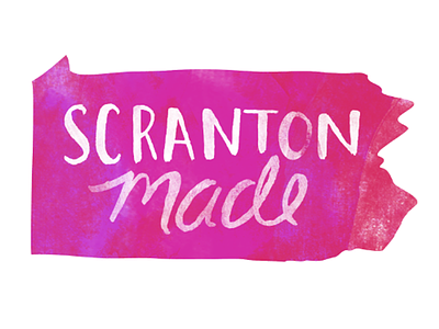 ScrantonMade State Logo branding event promotion illustration logo design