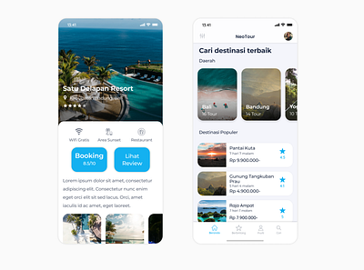 travel app redesign