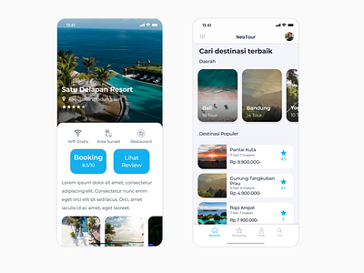 travel app redesign