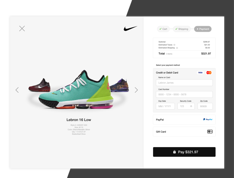 Nike credit hotsell card offer