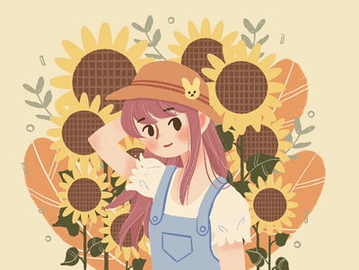 Flower girl flower girl illustration