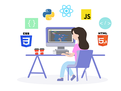 Web Developer Illustration