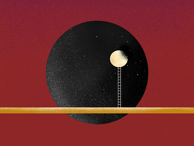 Moon adobe illustrator adobe photoshop concept design graphic graphicdesign illustration illustration art moon procreate