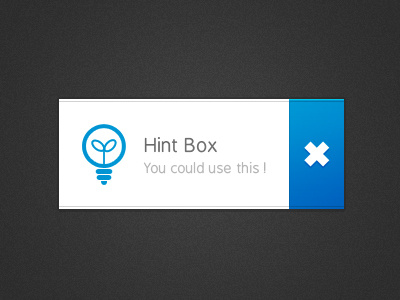 Hint Box elements icon info box pixelcloth