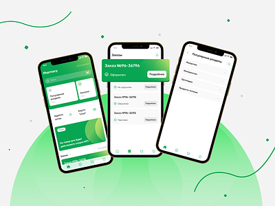 Pharmacy App Design app design figma green medicine minimal mobile mobile app online shop pharmacy ui ux web
