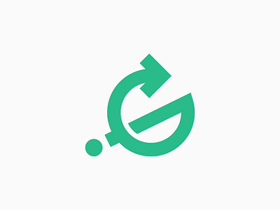 Letter G arrow logo