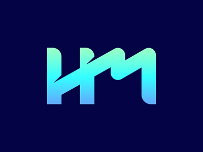 Letter HM logo