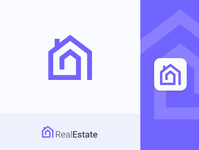 Real Estate Logo awesome logo branding colorful logo design graphic design home home logo logo logo design modern logo real estate real estate logo