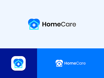 Home Care Logo Mark awesome logo branding care logo colorful logo design fitness logo graphic design health logo home care logo hospital logo logo logo design love logo modern logo