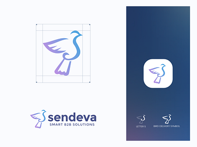 Email marketing logo concept | Sendeva