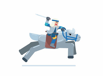 Warrior drive horse into battle adobe illustrator battle horse illustration illustration art illustrator vector warrior warriors