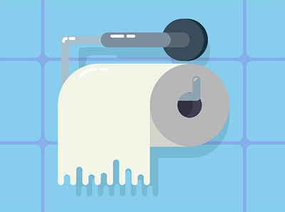 Toilet paper adobe illustrator illustration illustration art illustrator toilet toilet paper vector