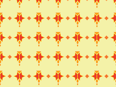 seamless tribal repeat pattern