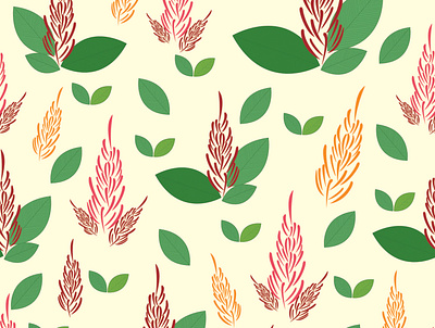Amaranthus flowers background design flowers illustrator pattern repeat pattern seamless textile pattern