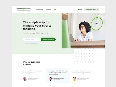 Landing page