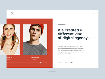 About Page about creative design minimal typography ui ui ux uiux web webdesign website