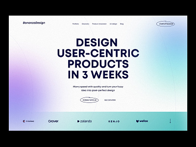 Creative agency website branding creative design trendy typography ui ux web website