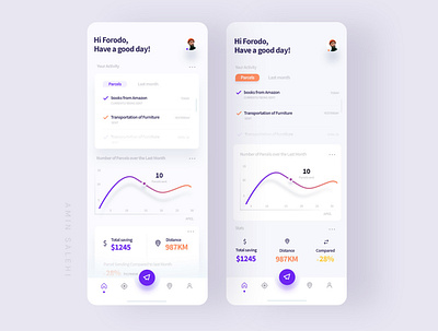 Left or Right? app clean design gradient minimal mobile mobile app trendy typography ui uiux ux