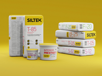 SILTEK Package 3D 3d blender 3d bucket building concrete container corporate materials mockup package sack siltek