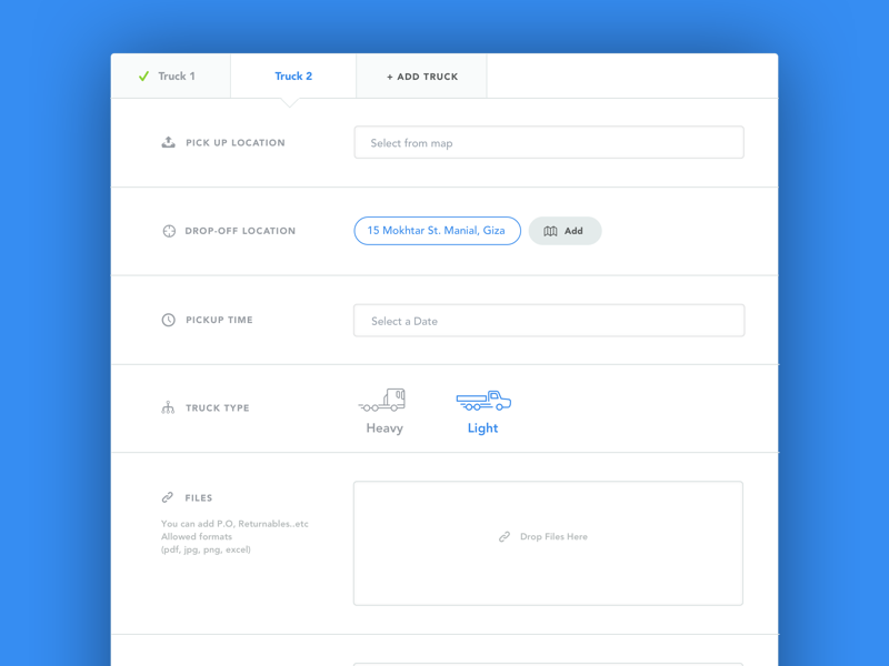Trip Request Form by Hossam Saraya on Dribbble Trip Request Form by Hossam Saraya on Dribbble
