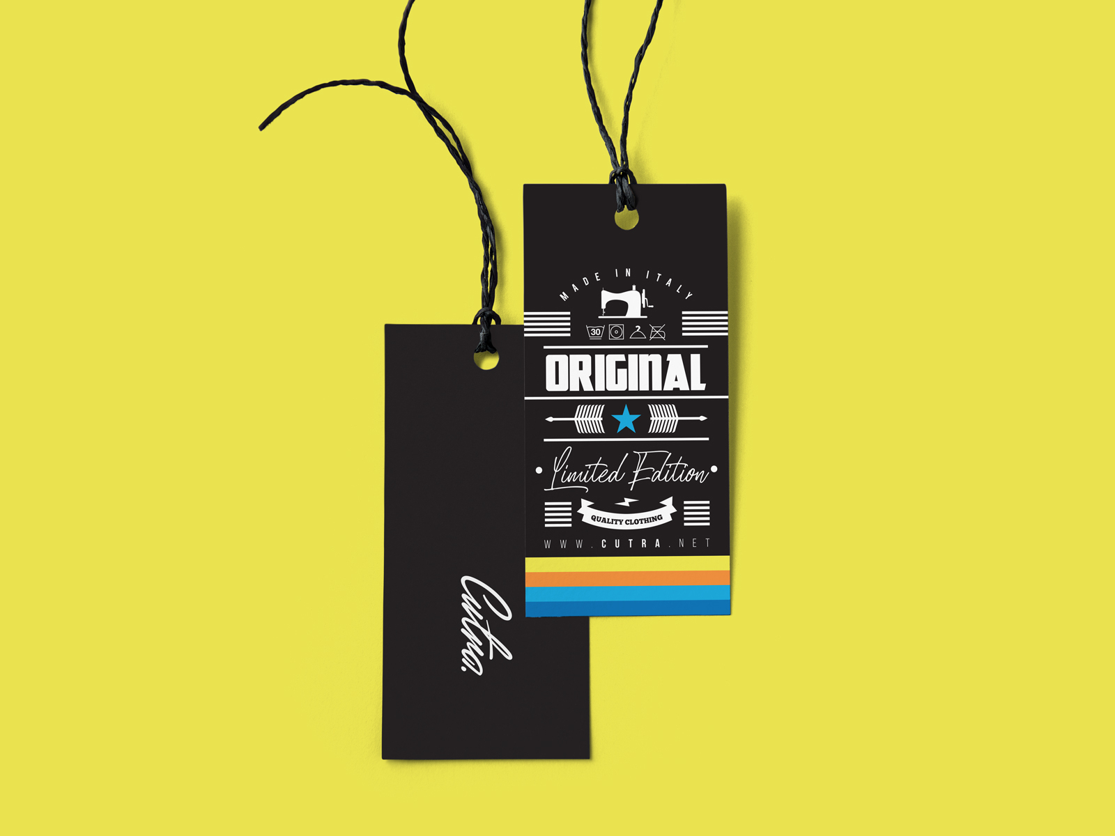 Clothing brand tag labels by Ruggero Alì on Dribbble