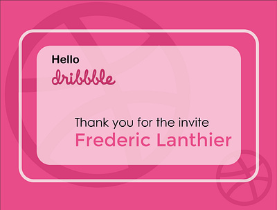 Hello Dribbble debut design dribbble dribbble invite firstshot hellodribbble thankyou