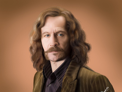 Gary oldman FINAL RH design digitalart painting photoshop