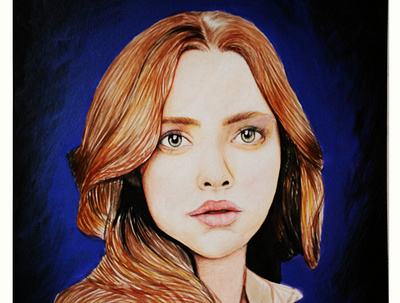 Amanda Seyfried 1 painting watercolor