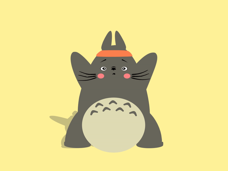 Totoro aftereffects animation