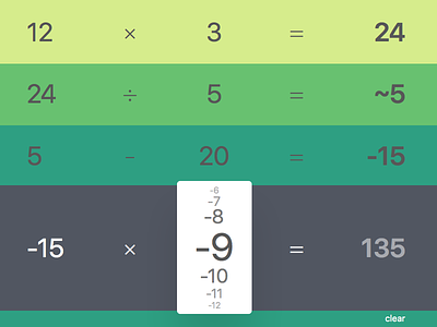 Calculator for tv 004 apple tv calculator dailyui math number picker picker tvos tvos 9