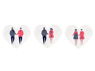 Happy Valentines Day! character illustration love valentines vector